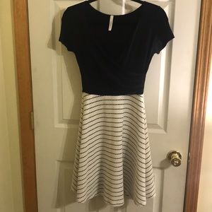 Black and white dress